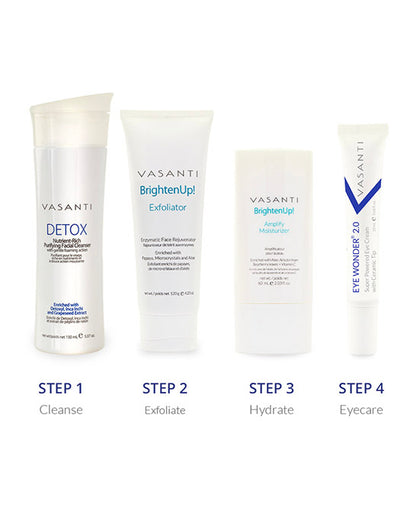Vasanti's 4-Step Skincare System