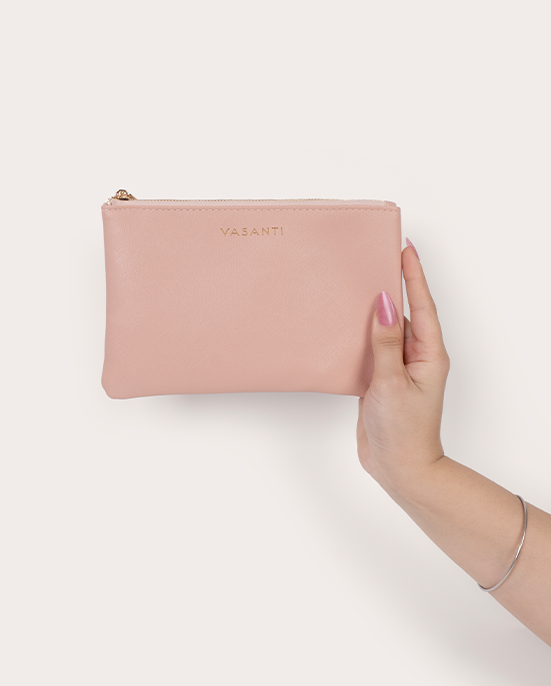 Blush Pink Travel Pouch