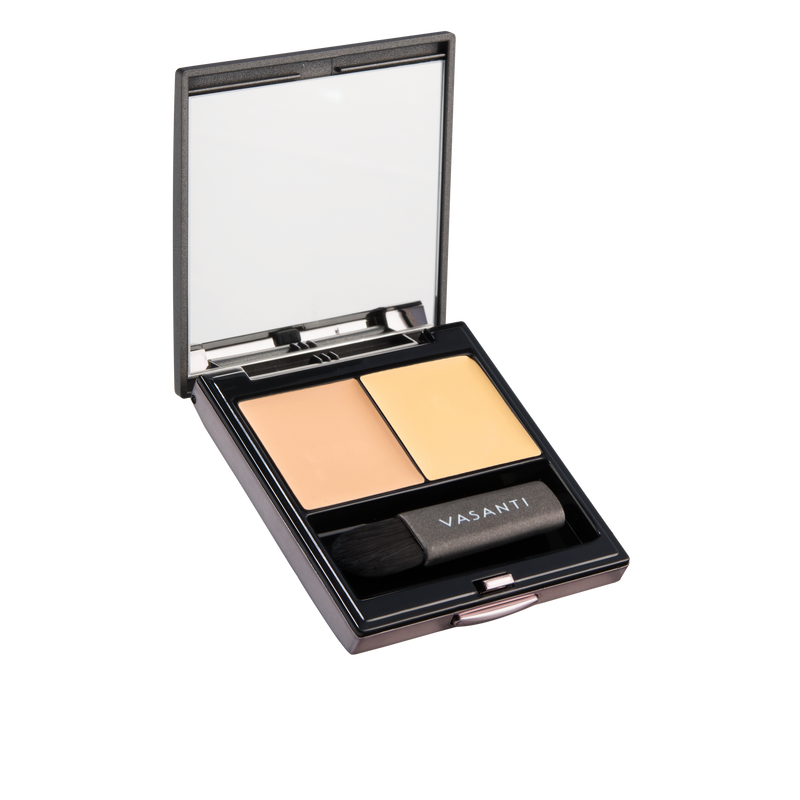 Vasanti Wonders of the World Colour Correcting Concealer Duo - Shade Y2 front shot transparent background